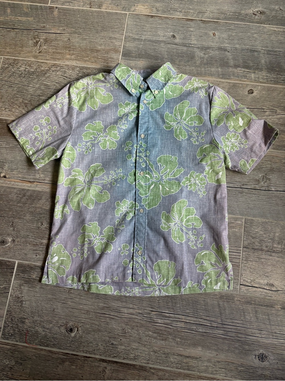 RETIRED Reyn Spooner Hibiscus Aloha Shirt - Youth XL